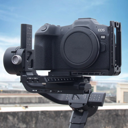 Support universel en forme de L pour caméra, plaque à dégagement rapide pour stabilisateurs de caméra RSC2/RS3, spécification : L-450 noir SH28011058-09